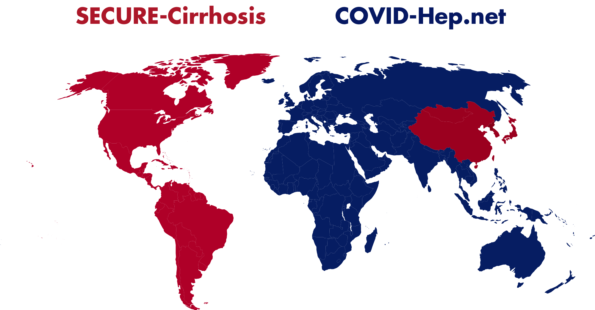 COVID-Hep SECURE-Cirrhosis map